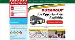 Desktop Screenshot of busabout.com.au